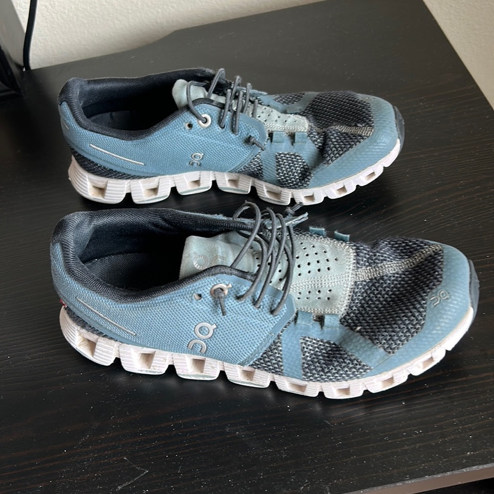 On cloud shoes